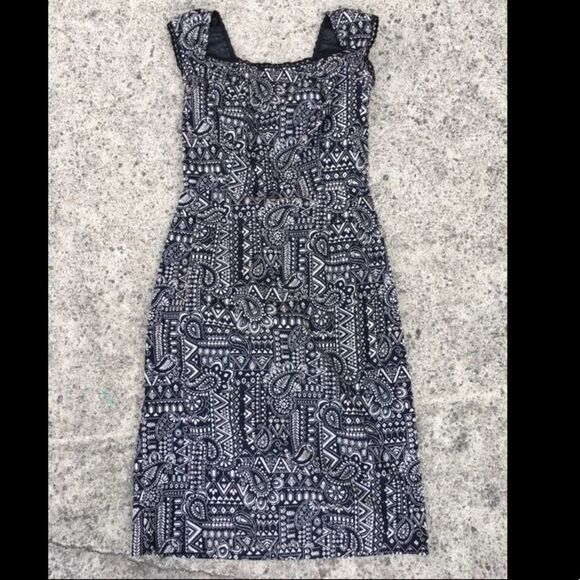 NWOT Anna Sui paisley open back dress. Sz 6 - Picture 1 of 4